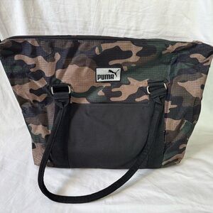 Puma Camouflage Evercat Jane Tote Bag Gym Travel Overnight